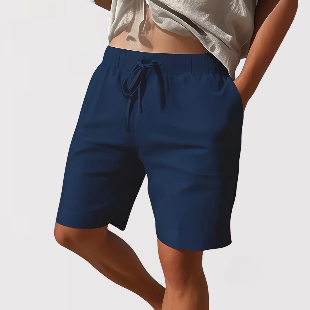 シーブリーズ | ポケット付きリネンショーツ