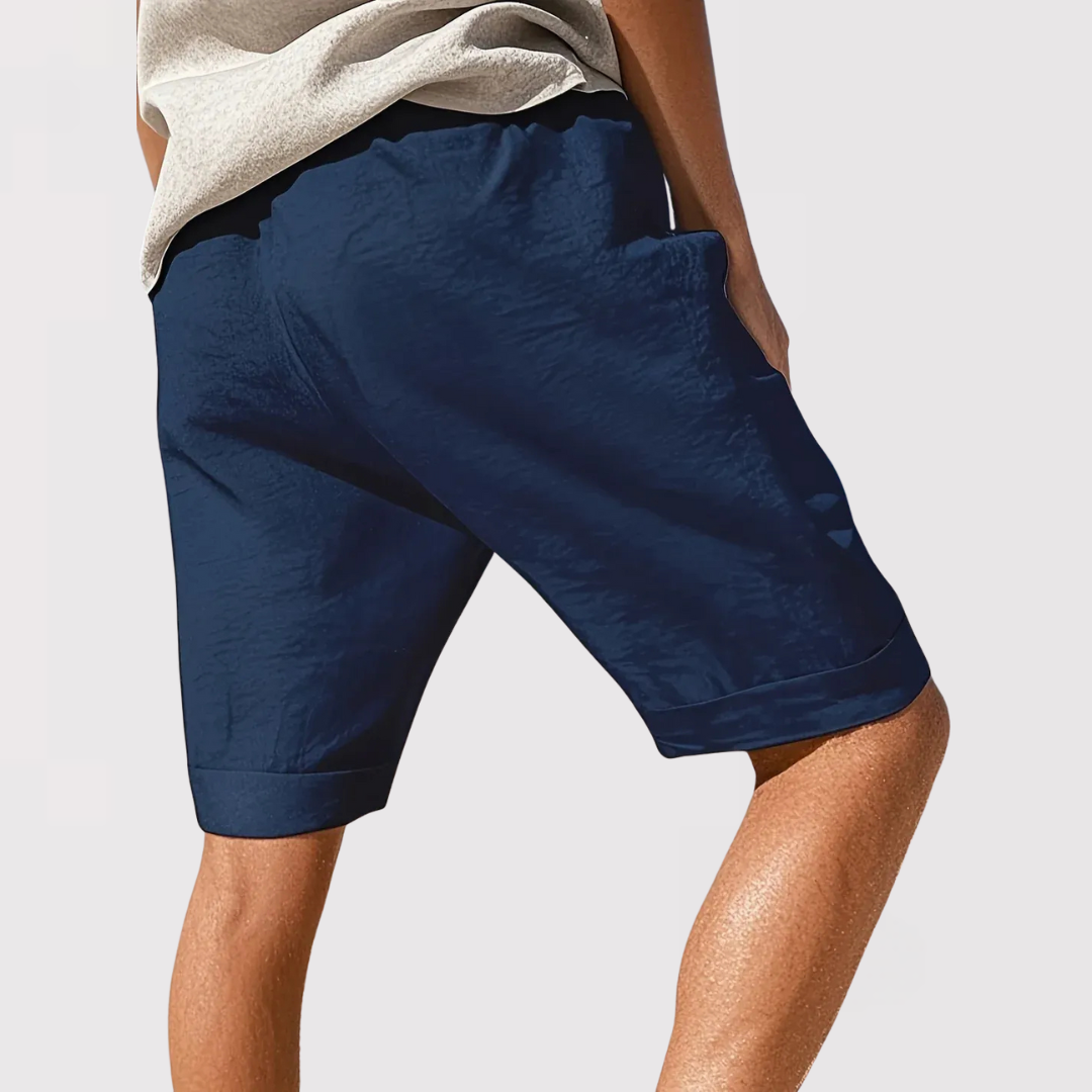 シーブリーズ | ポケット付きリネンショーツ