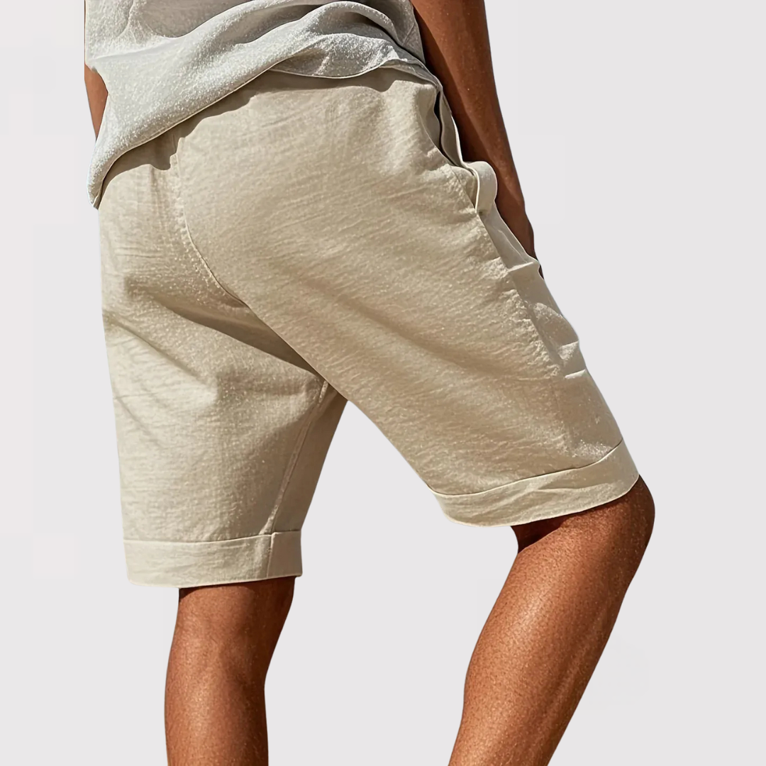 シーブリーズ | ポケット付きリネンショーツ