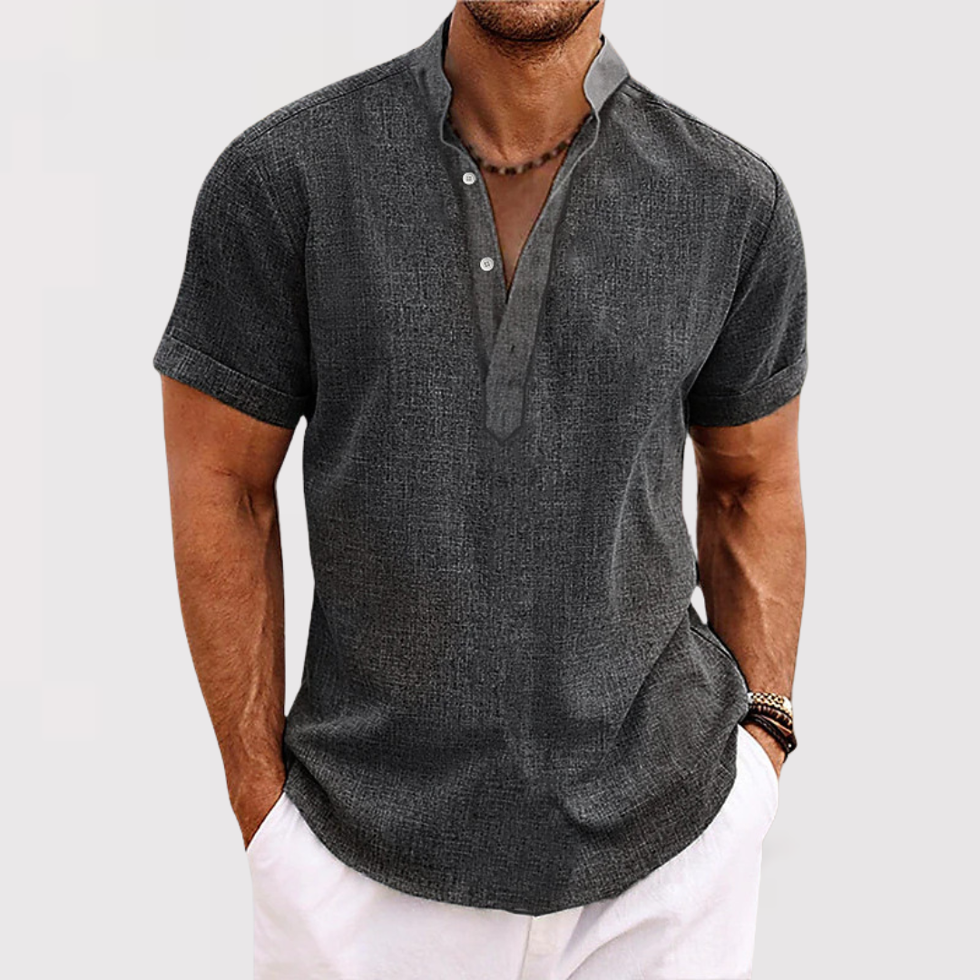 フラビオ | コットンリネンヘルスネック