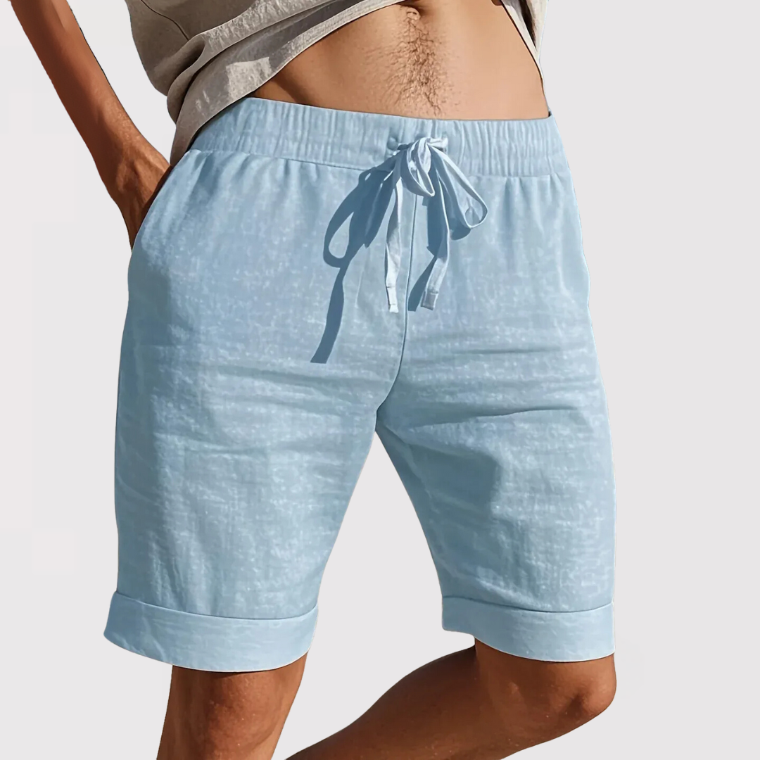 シーブリーズ | ポケット付きリネンショーツ