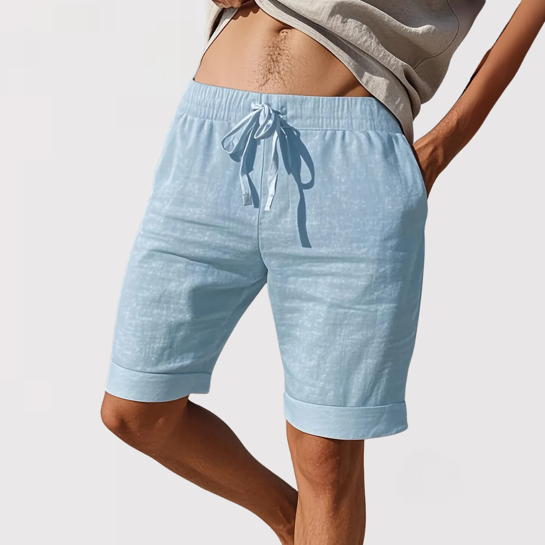 シーブリーズ | ポケット付きリネンショーツ