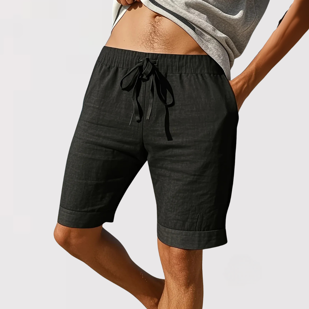 シーブリーズ | ポケット付きリネンショーツ