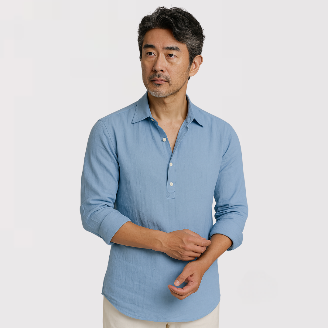 ウェーブ | コットンリネンシャツ