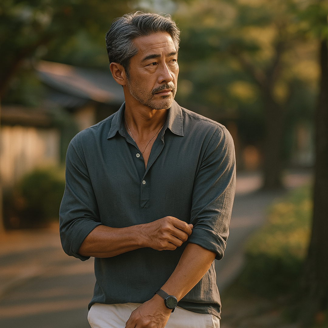 ウェーブ | コットンリネンシャツ