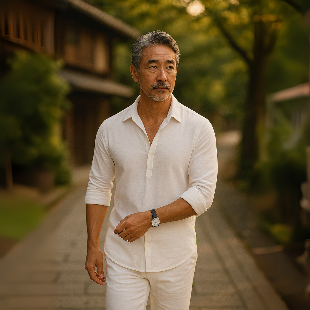 ウェーブ | コットンリネンシャツ