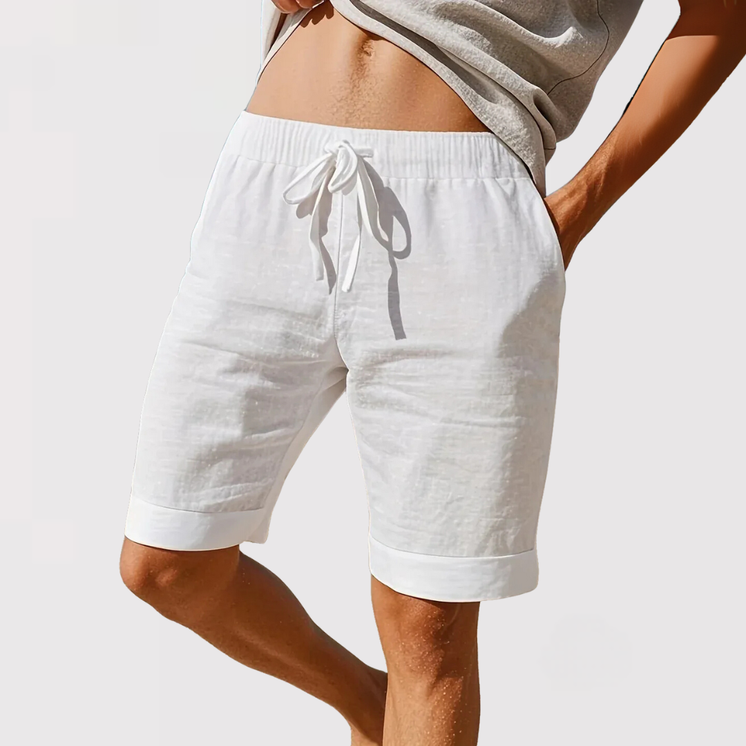 シーブリーズ | ポケット付きリネンショーツ