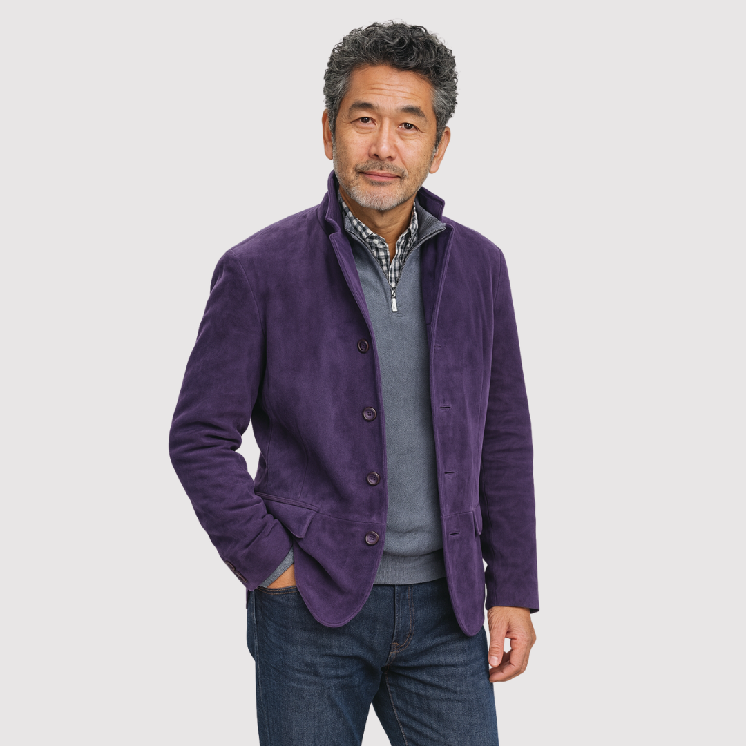 ジャンニ | シックなヴィーガンスエードジャケット