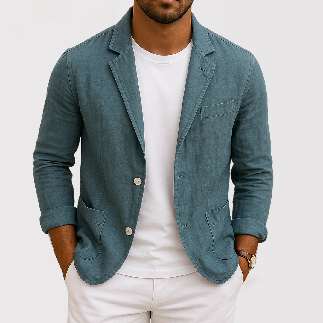 レナード | コットンリネン混ブレザー