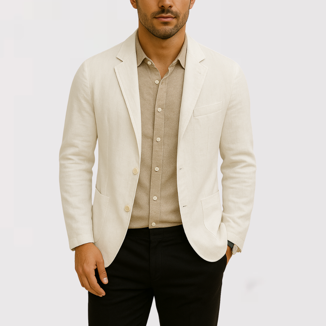 レナード | コットンリネン混ブレザー