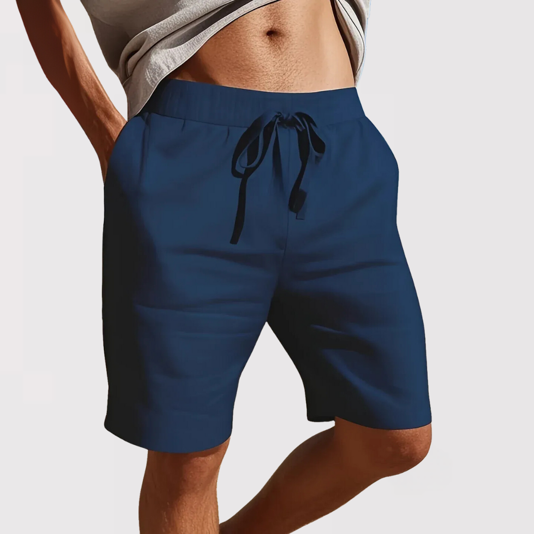 シーブリーズ | ポケット付きリネンショーツ