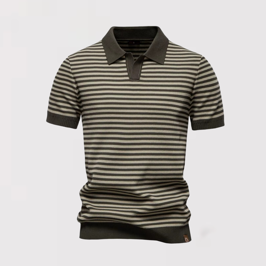 リオ | ストライプポロシャツ