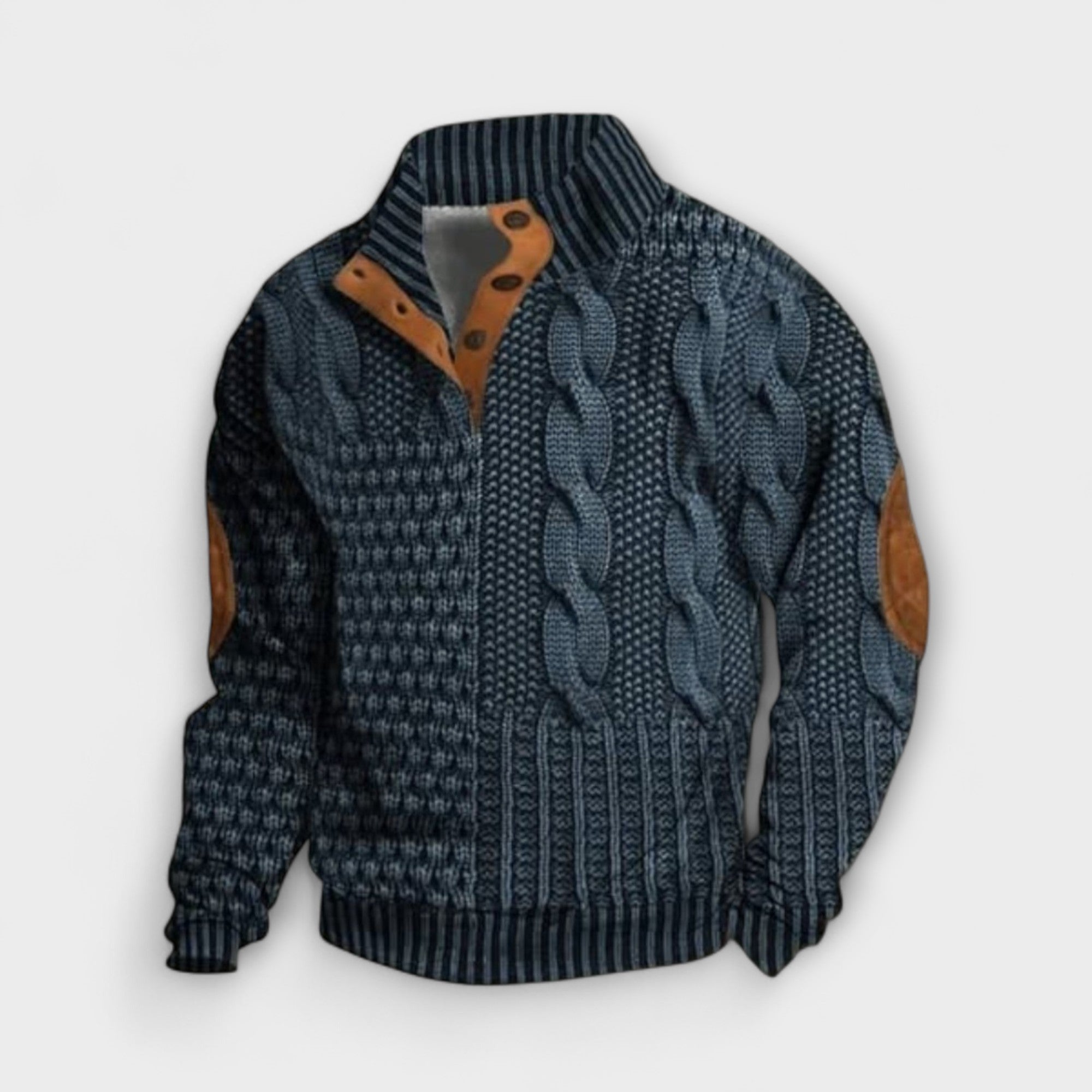 ヒロシ | 上質なケーブルニットセーター