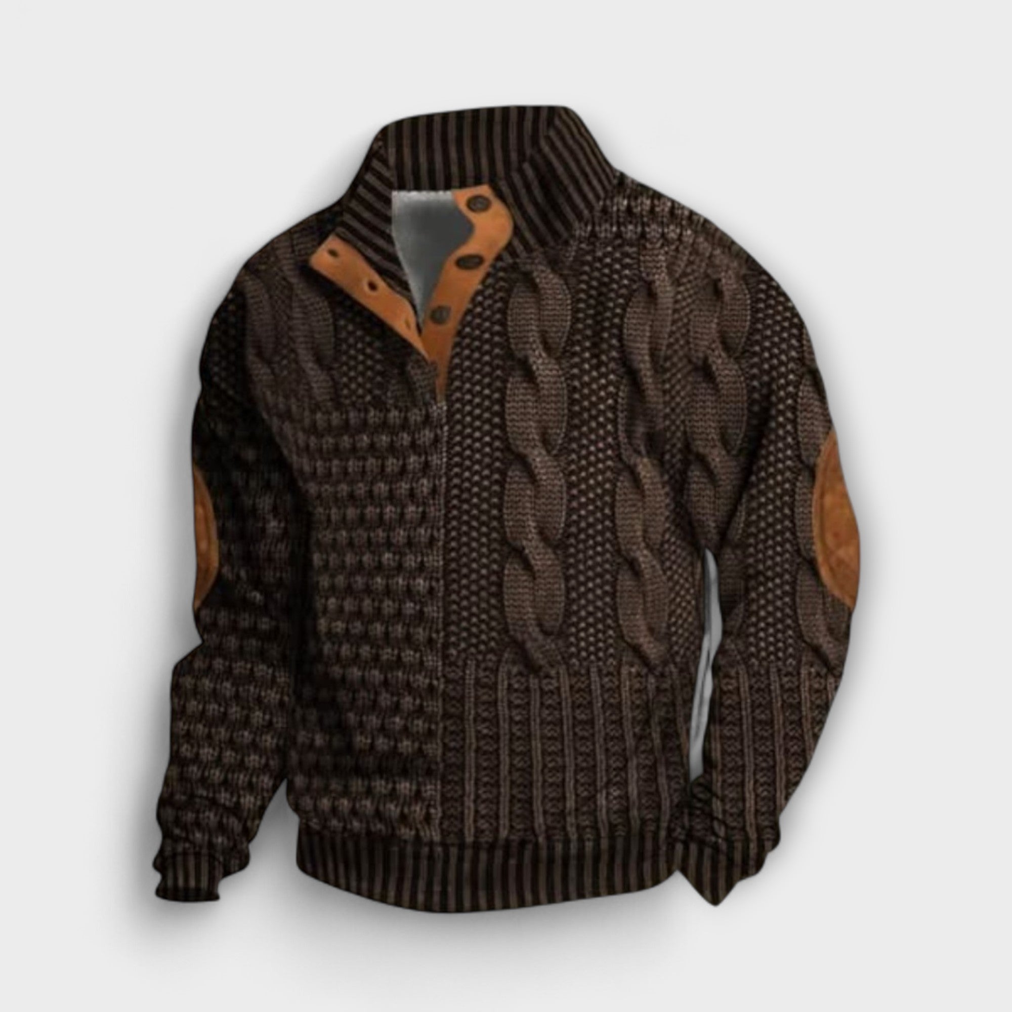 ヒロシ | 上質なケーブルニットセーター