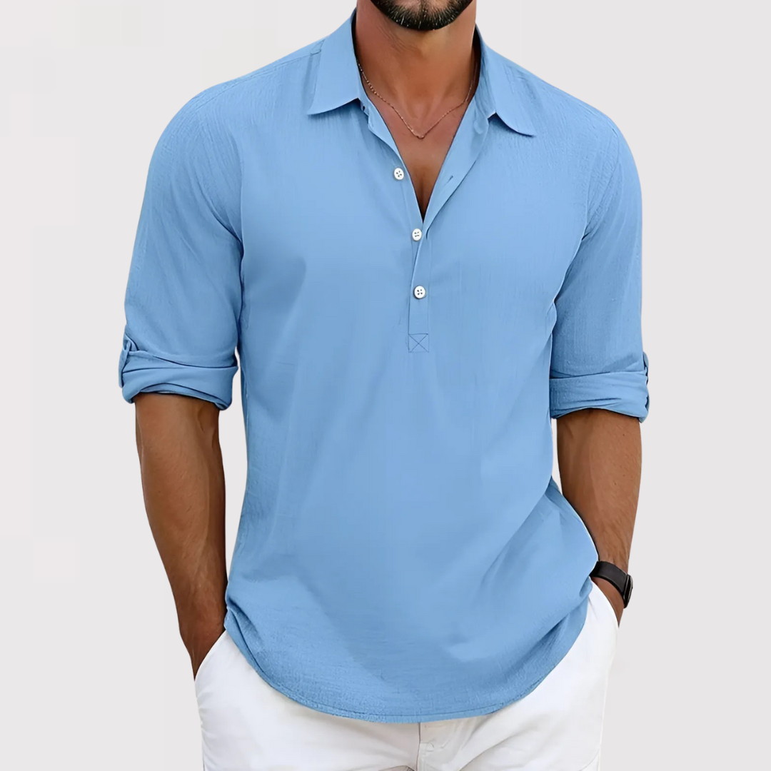 ウェーブ | コットンリネンシャツ