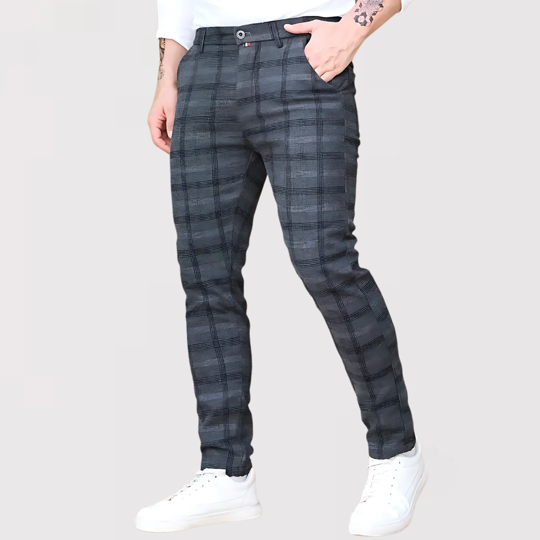 岸田 | プレミアムチェックパンツ