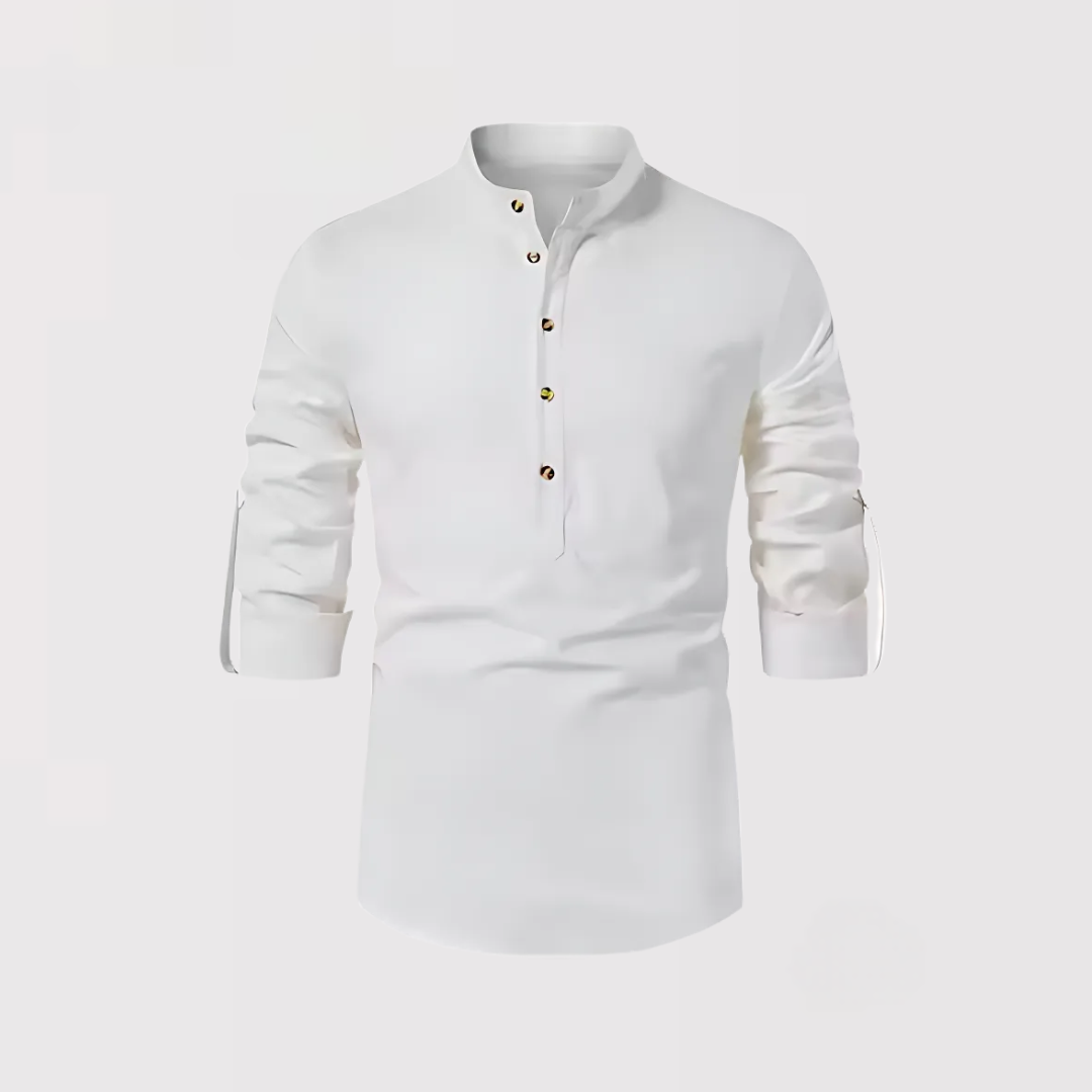 将軍 | クラシックハーフボタンコットンシャツ