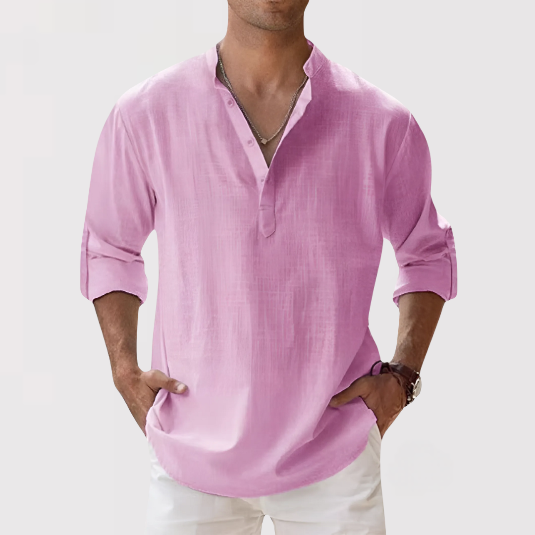 マッシモ | テクスチャーコットンヘルネックシャツ