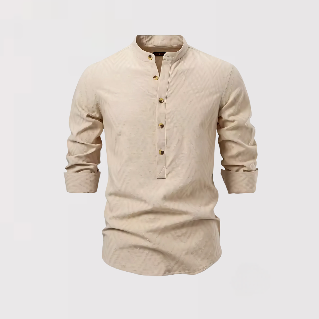 将軍 | クラシックハーフボタンコットンシャツ