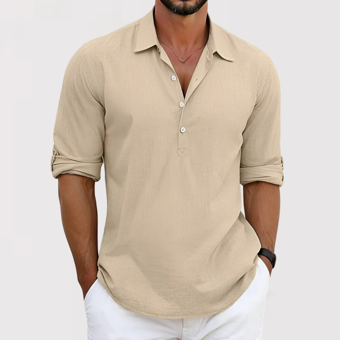 ウェーブ | コットンリネンシャツ