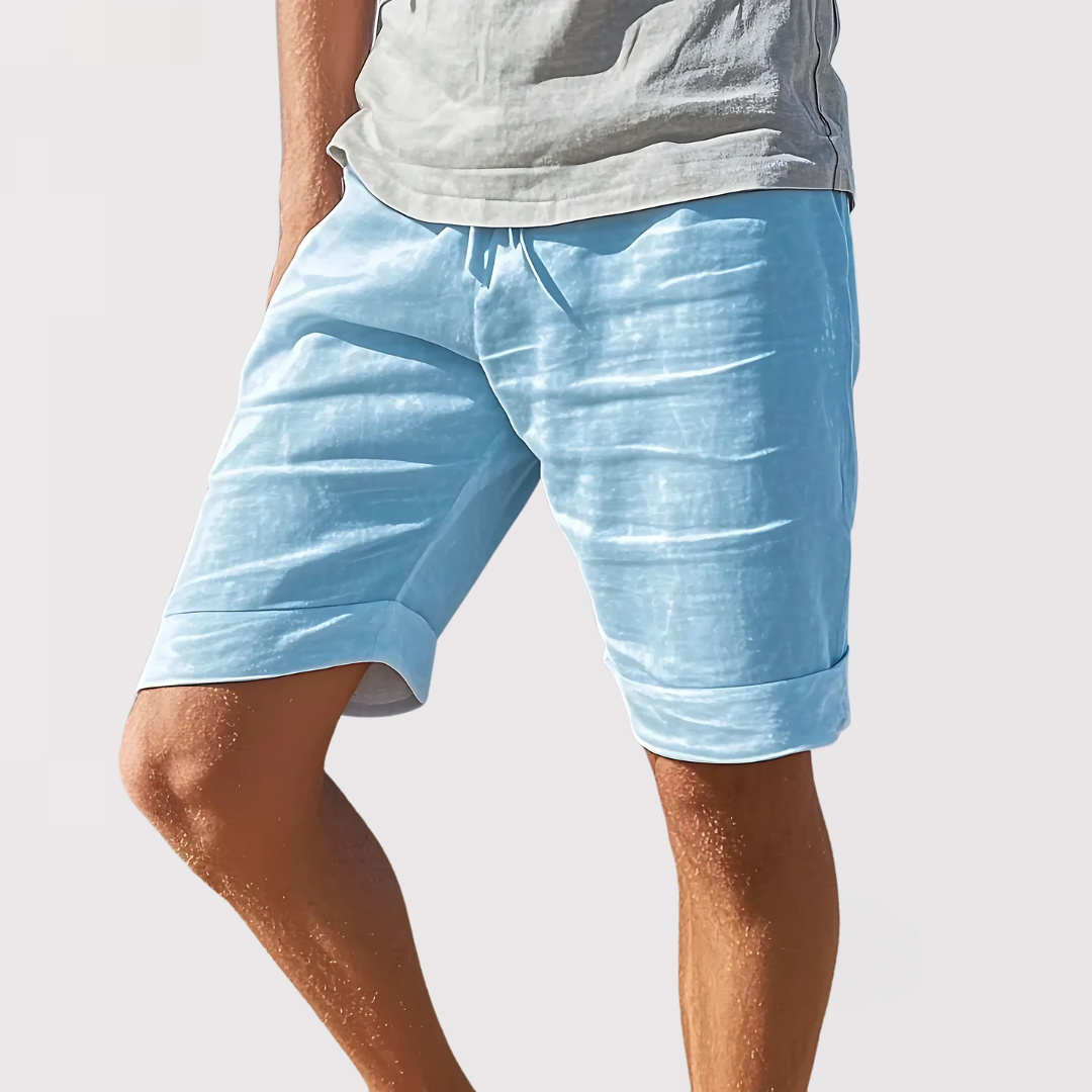 シーブリーズ | ポケット付きリネンショーツ