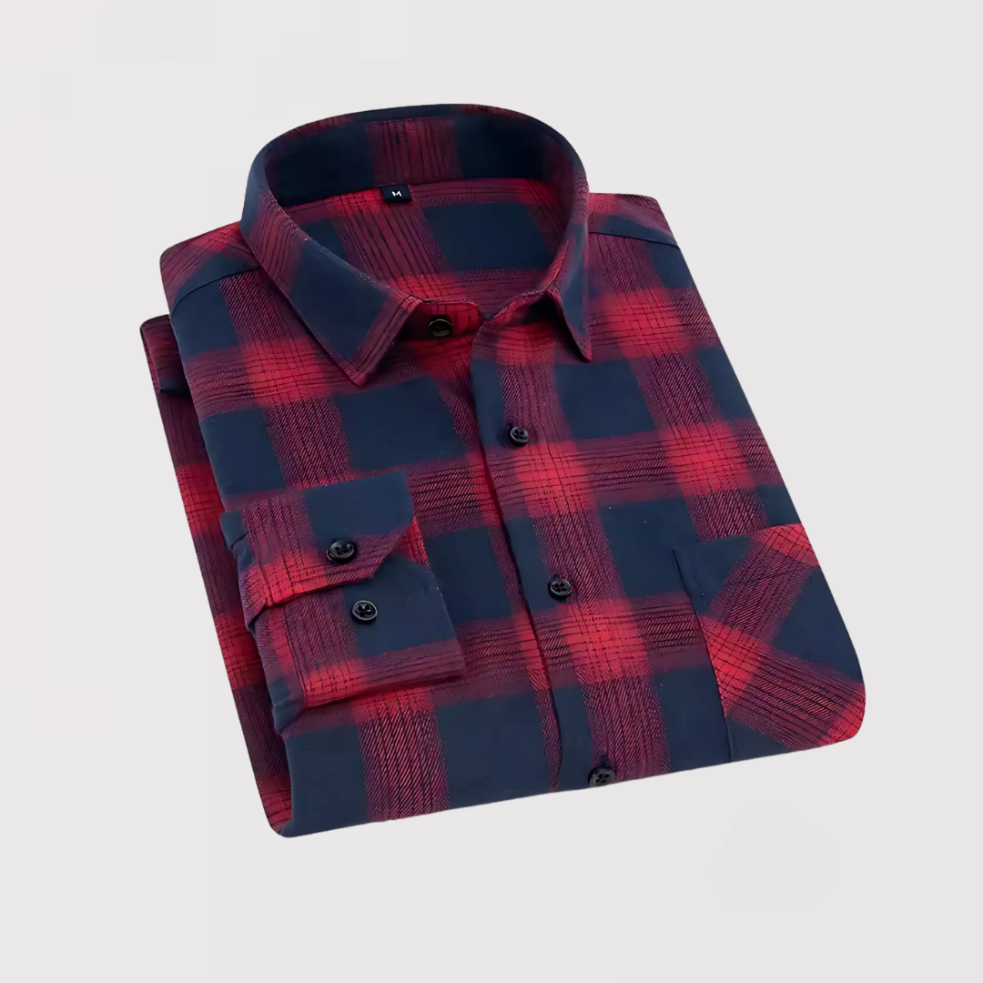 風間 | リラックスフィットチェックシャツ