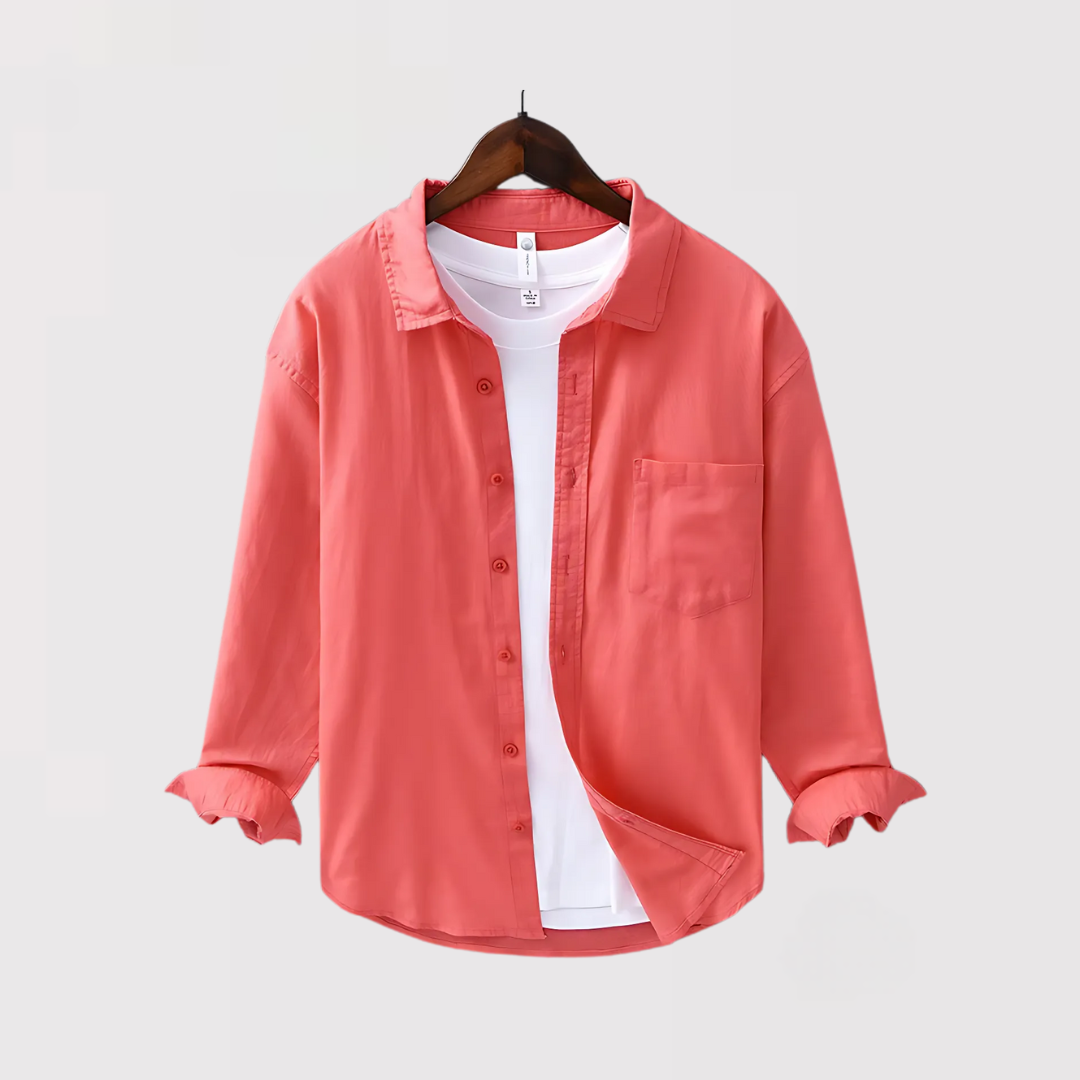 潤一郎 | リネンリラックスシャツ