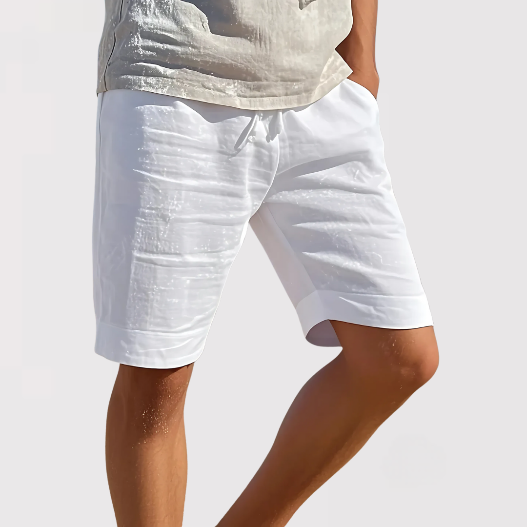 シーブリーズ | ポケット付きリネンショーツ