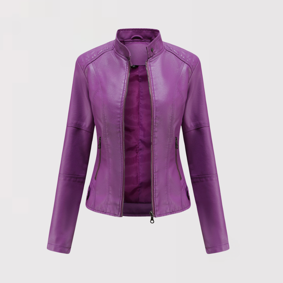 結婚 | エレガントなレザージャケット