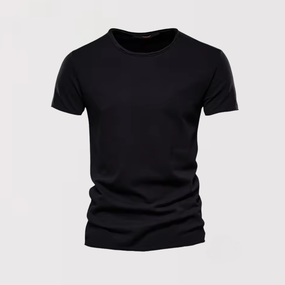 りゅうや | VネックスリムフィットコットンTシャツ