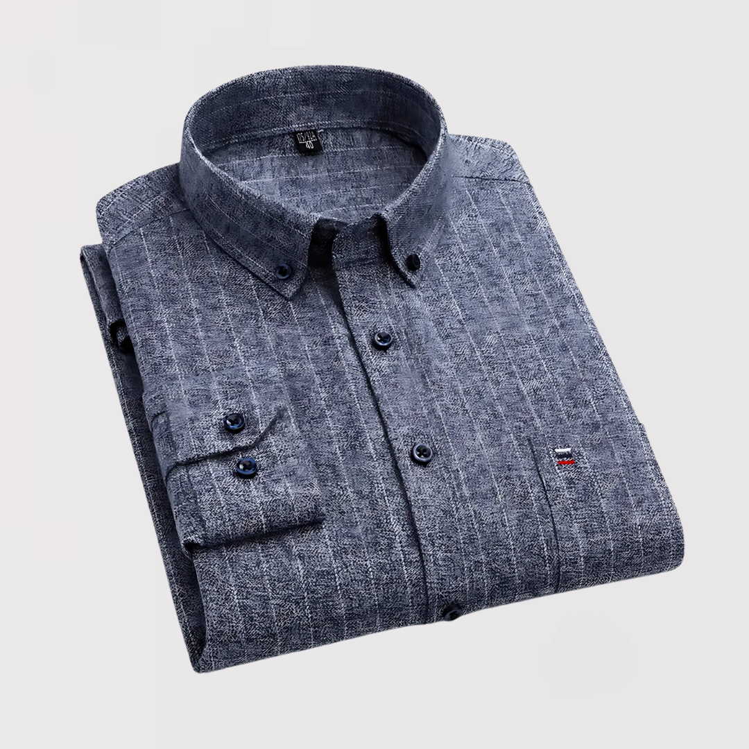 風間 | リラックスフィットチェックシャツ