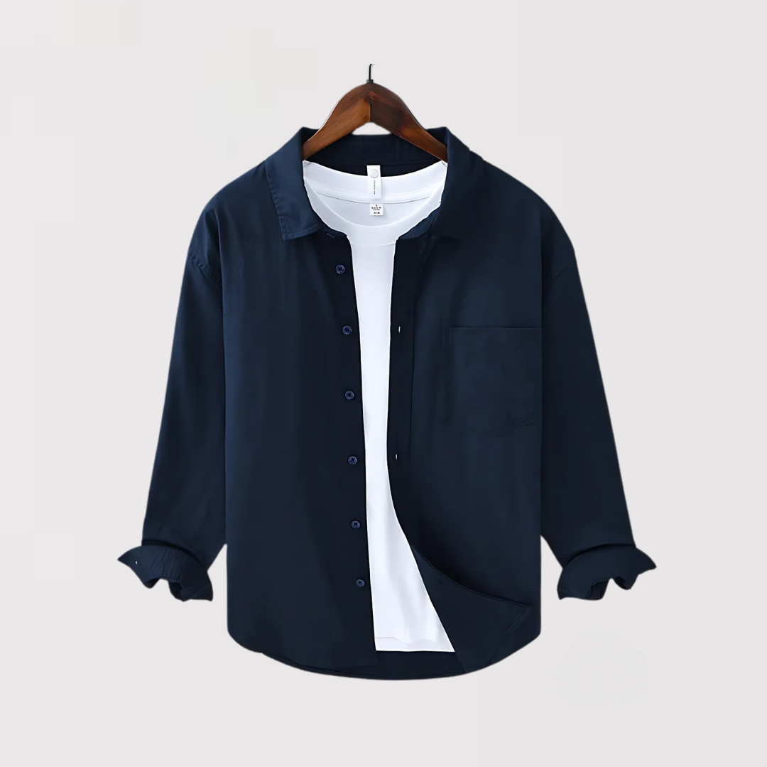 潤一郎 | リネンリラックスシャツ