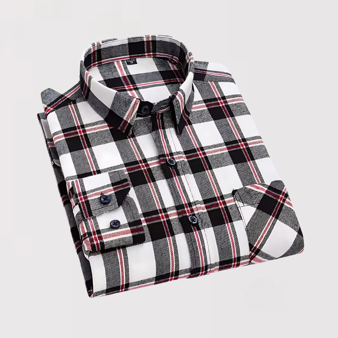 風間 | リラックスフィットチェックシャツ