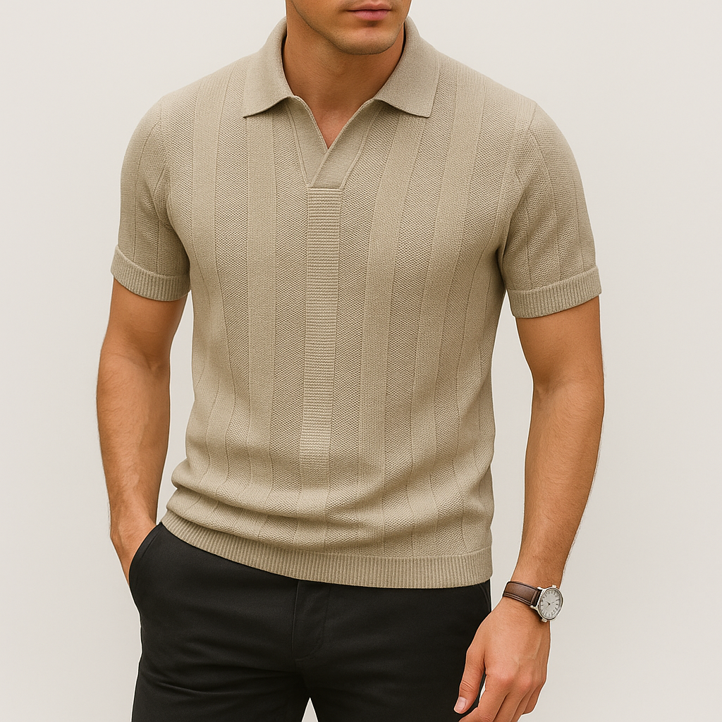 サンジ | クラシックストライプポロシャツ