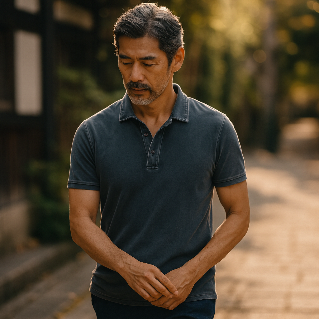 ローレンス | ウォッシュ加工の高級ポロシャツ