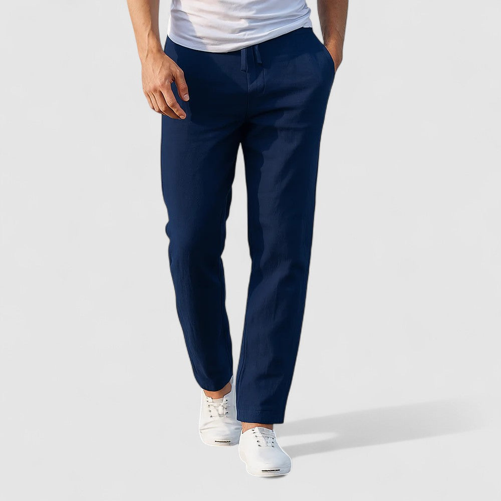 BREEZE | 通気性のあるコットンリネンパンツ