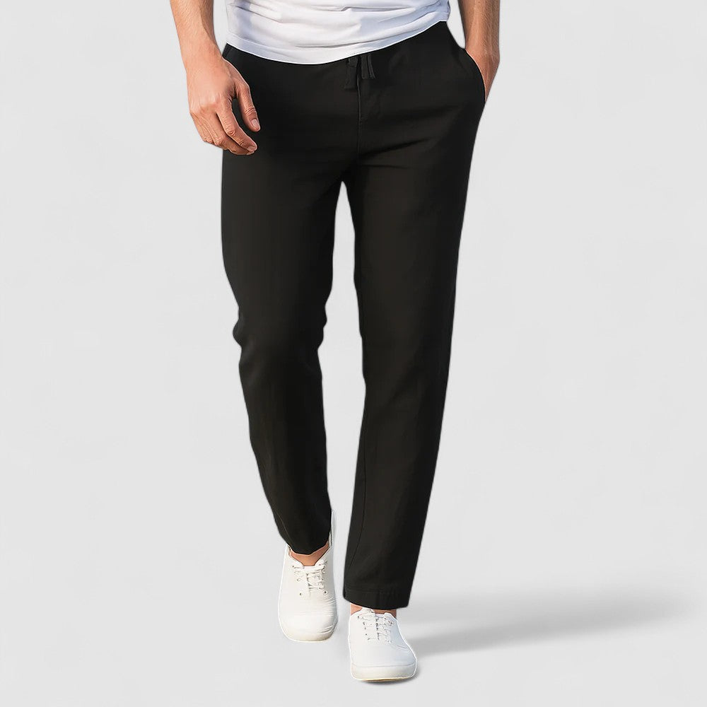 BREEZE | 通気性のあるコットンリネンパンツ