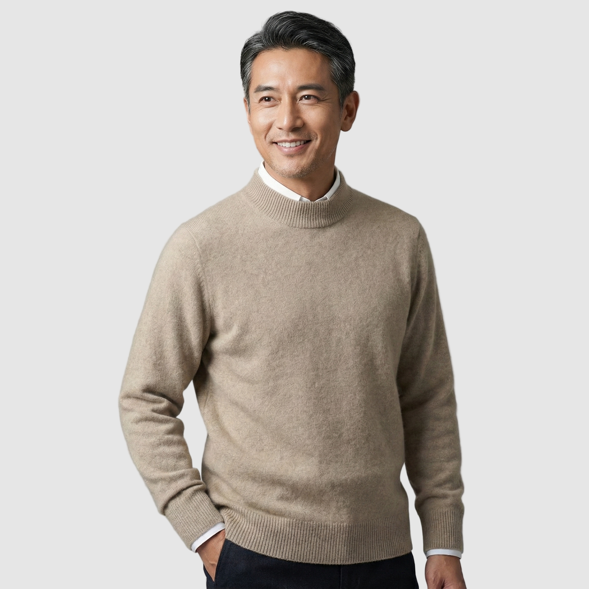 アレッソ | ソフトニットクルーネック