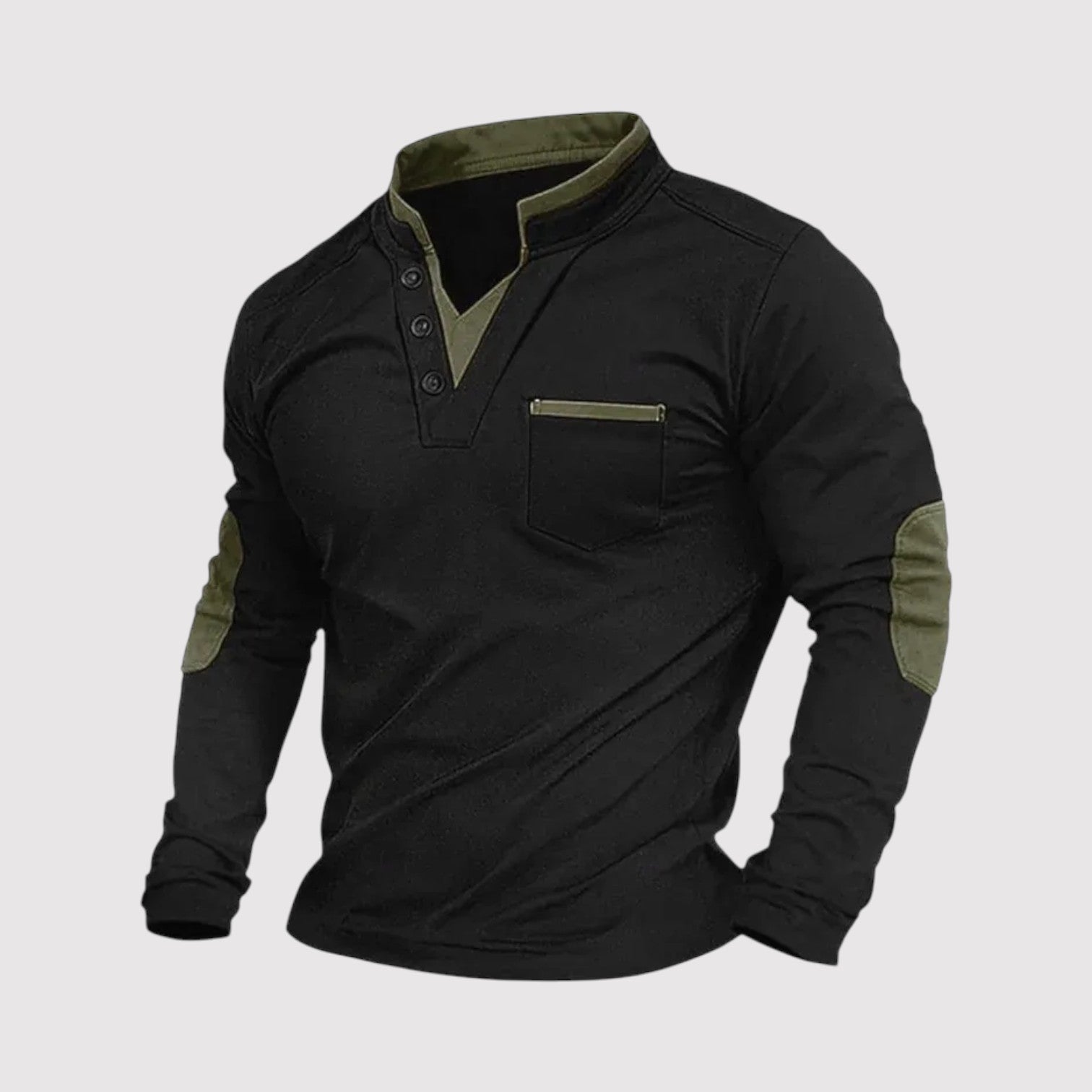 スティーブ | 快適なVネック・スウェットシャツ