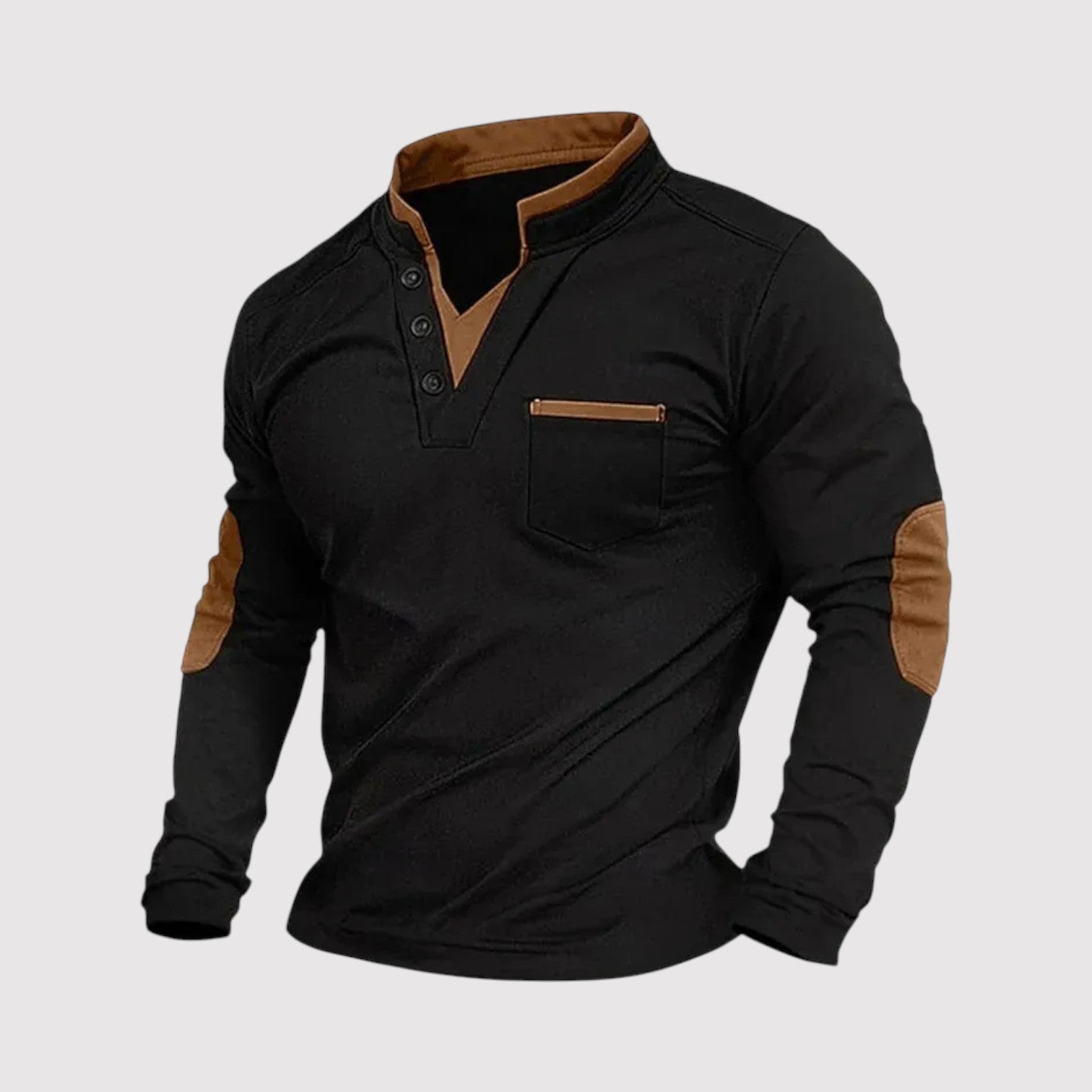 スティーブ | 快適なVネック・スウェットシャツ