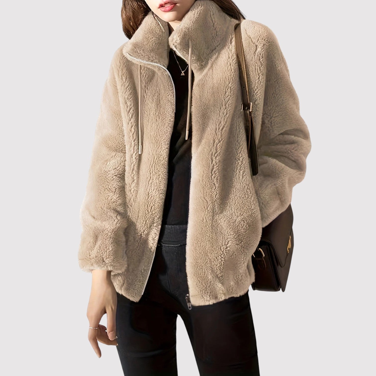 松原 | ラグジュアリーなジップアップ・コージー・ジャケット