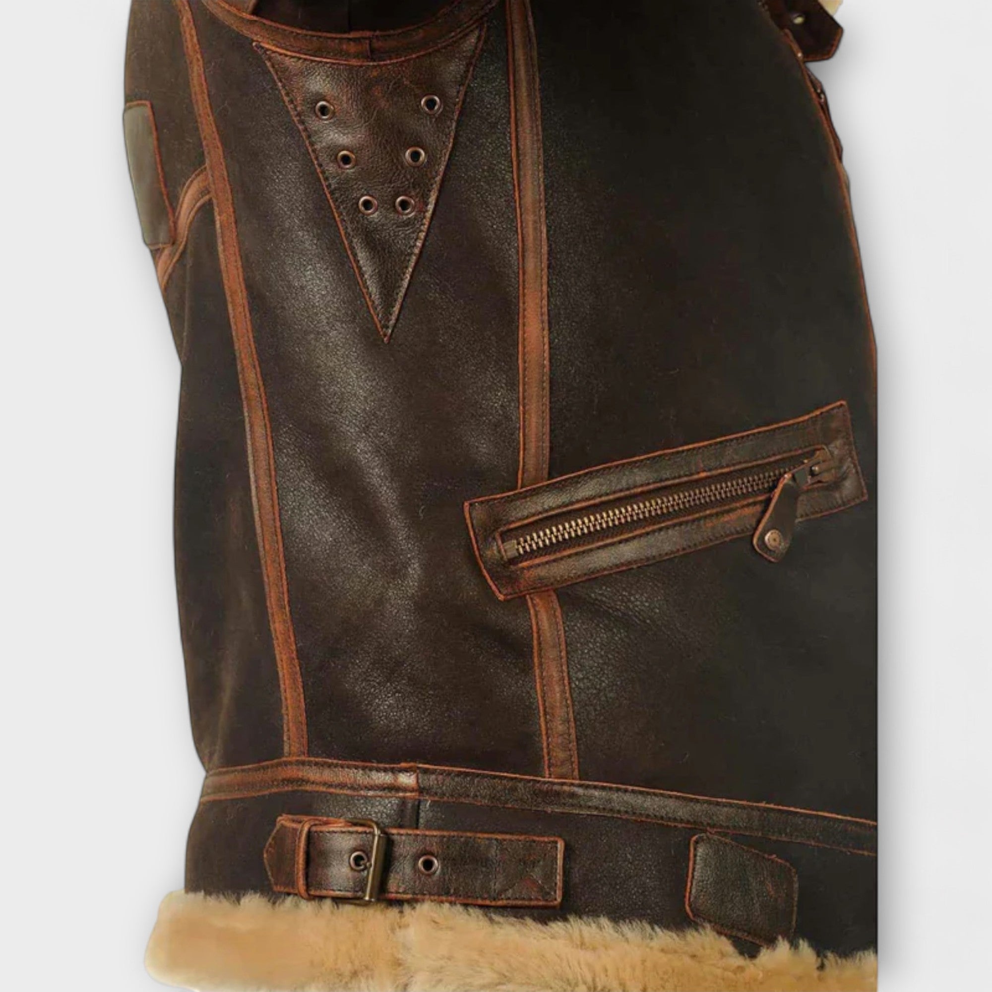 ダイスケ | 本格ムートンフライトジャケット