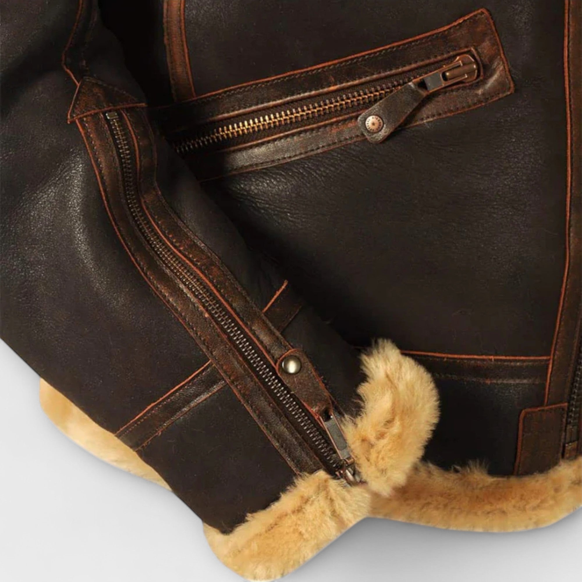 ダイスケ | 本格ムートンフライトジャケット