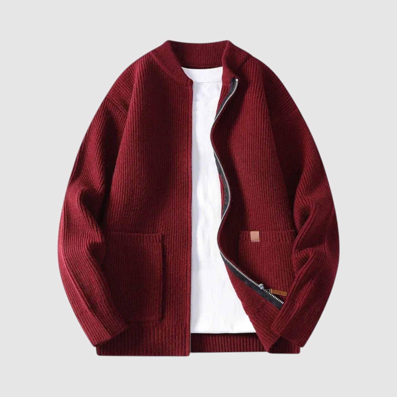 カイエン | エレガントなリブニットジャケット