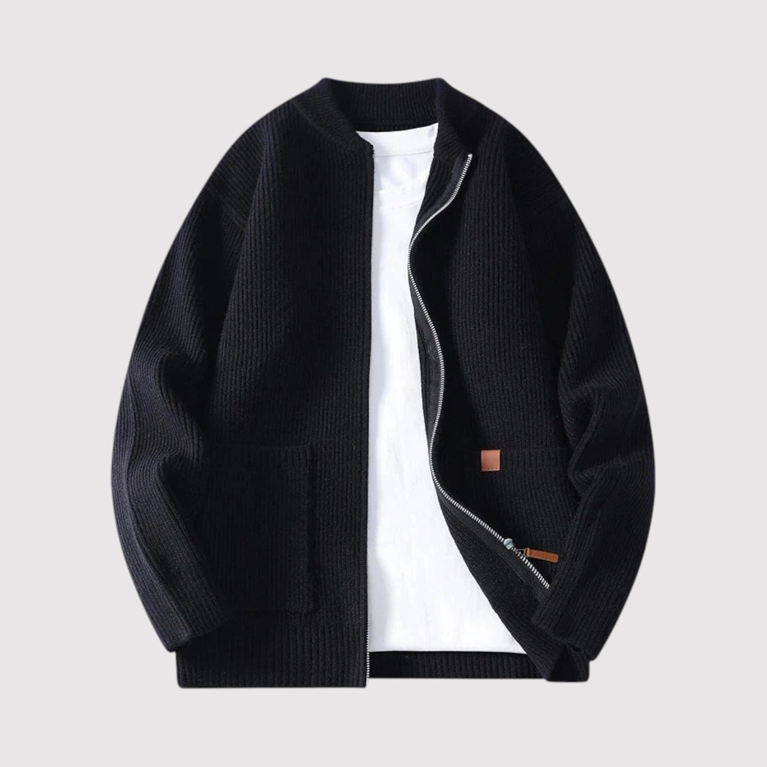 カイエン | エレガントなリブニットジャケット