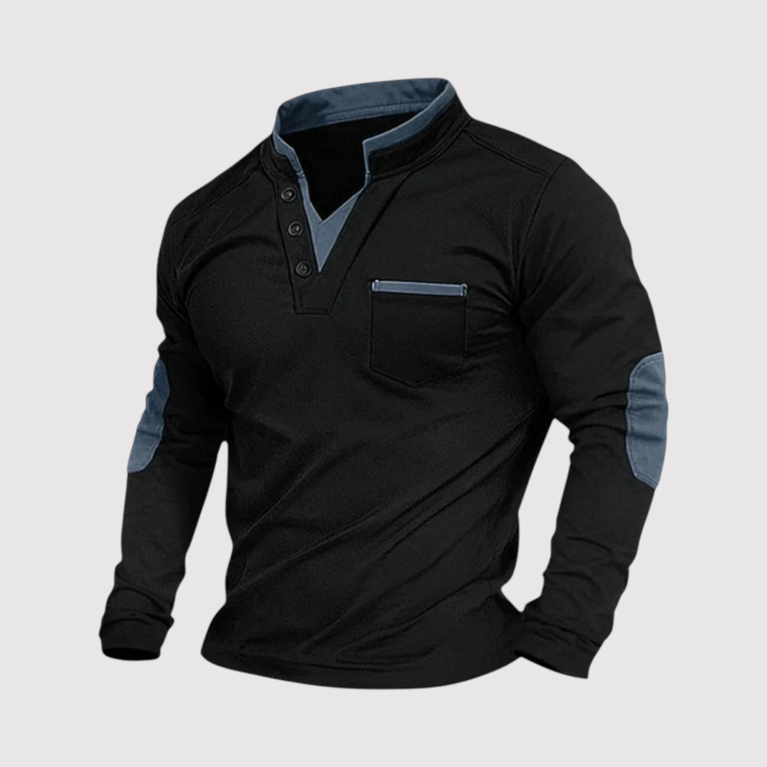 スティーブ | 快適なVネック・スウェットシャツ