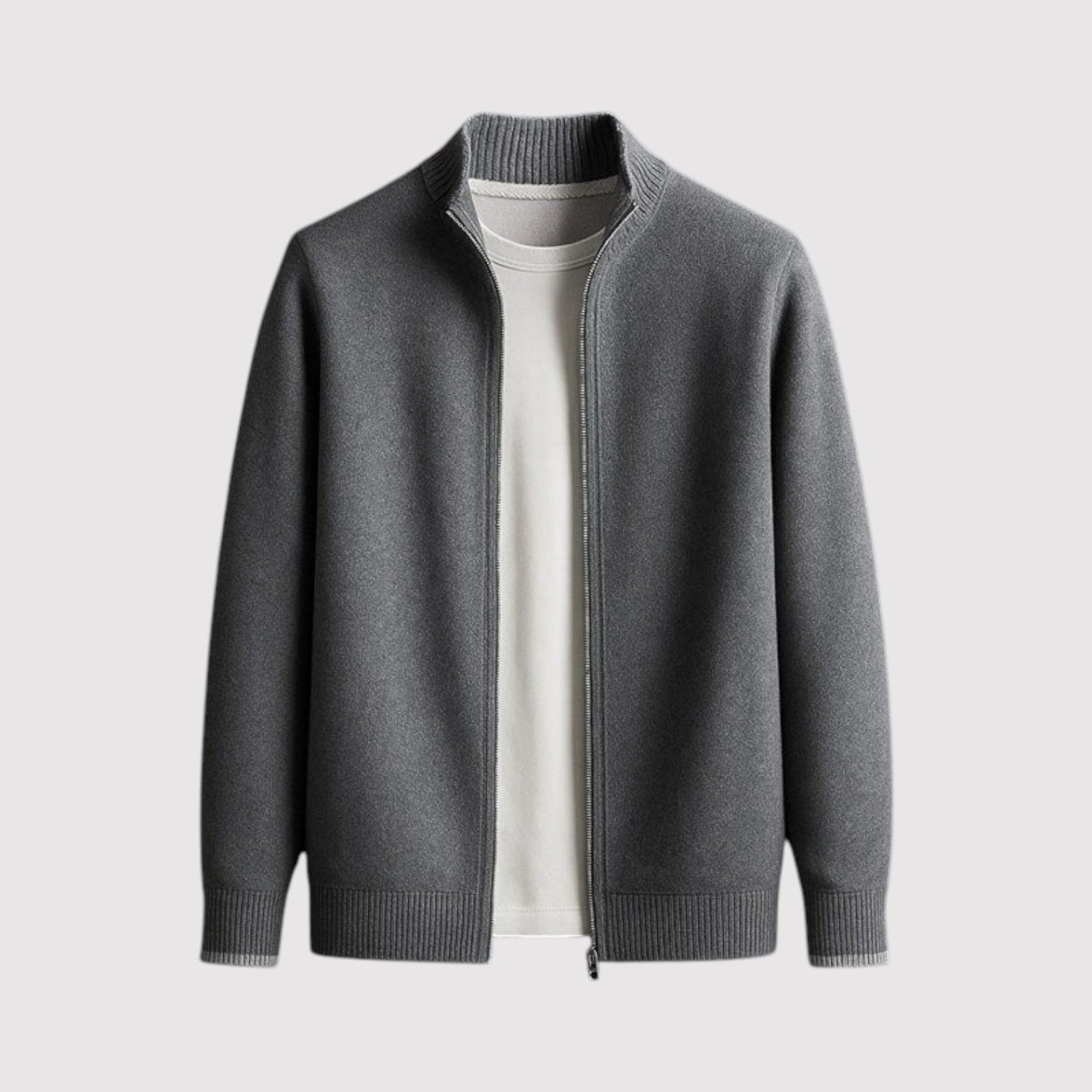 今村 | プレミアム快適なジップアップセーター