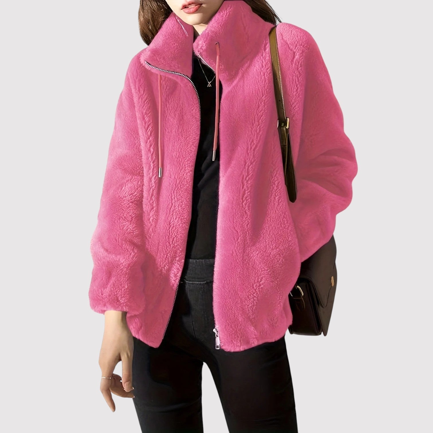 松原 | ラグジュアリーなジップアップ・コージー・ジャケット