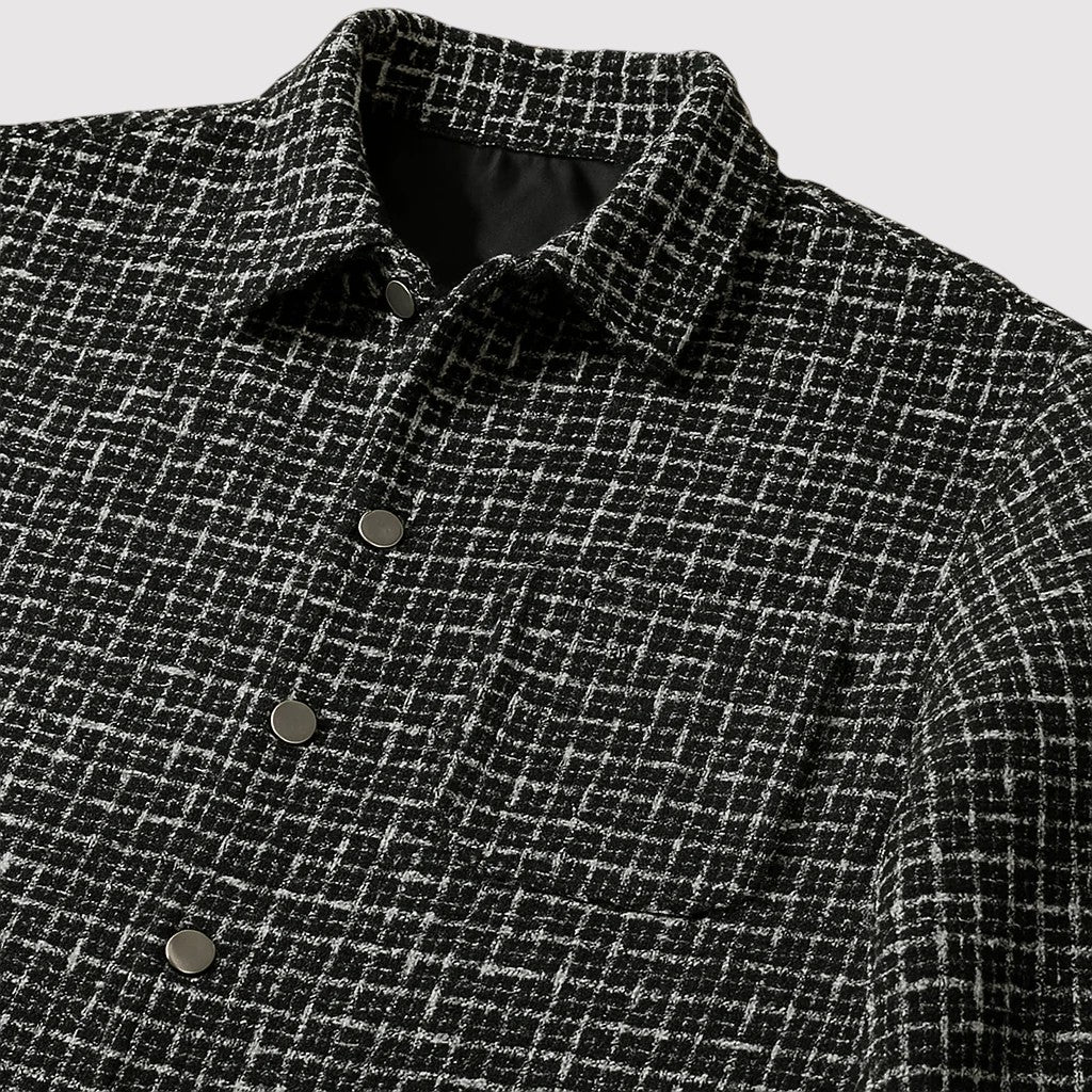 足鹿具 | ラグジュアリーハウンドトゥースシャケット