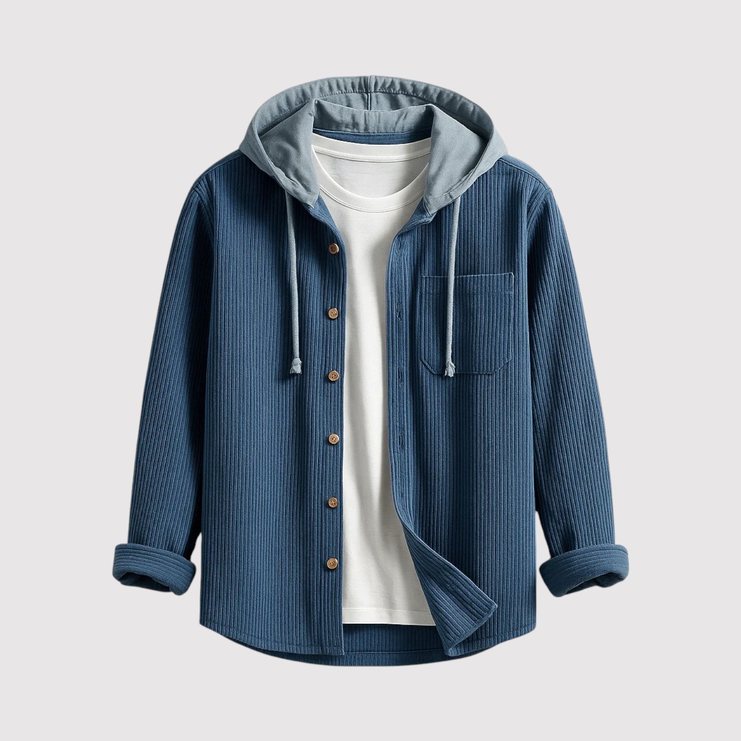 マサオ | プレミアムフーデッドシャツ